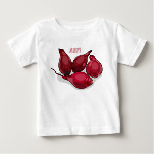 T-shirt Pour Bébé Illustration de dessin animé Shallot
