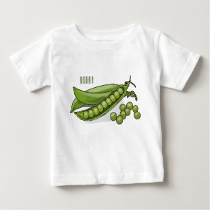 T-shirt Pour Bébé Illustration de dessin de pois