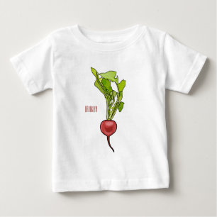 T-shirt Pour Bébé Illustration de dessin Radish