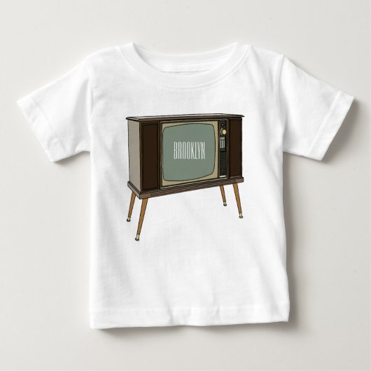 T-shirt Pour Bébé Illustration de dessin télévisé (Devant)