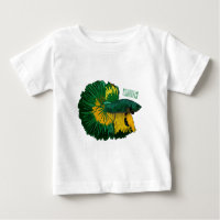 Illustration de la caricature de poisson de combat