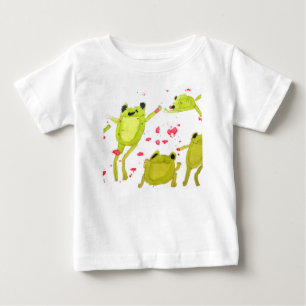 T-shirt Pour Bébé Illustration de la grenouille mûre