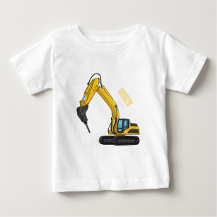 T-shirt Pour Bébé Illustration de la pelle de rupture