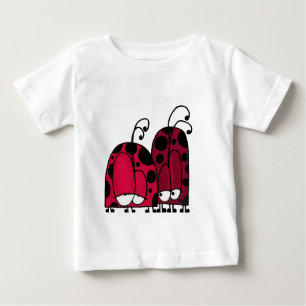 T-shirt Pour Bébé Illustration de Ladybug d'amour non demandé