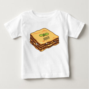 T-shirt Pour Bébé Illustration de Lasagna