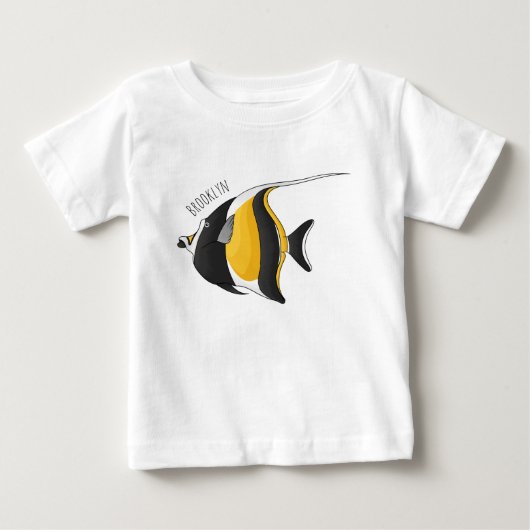 T-shirt Pour Bébé Illustration de l'idole mauresque (Devant)