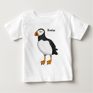 T-shirt Pour Bébé Illustration de macareux de l'Atlantique