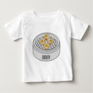 T-shirt Pour Bébé Illustration de Shumai dim sum