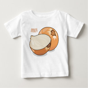 T-shirt Pour Bébé Illustration d'oignon
