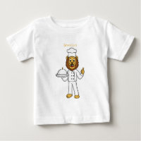 Illustration du chef mignon lion