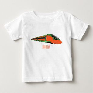 T-shirt Pour Bébé Illustration du train à balles