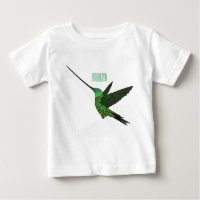 Illustration d'un colibri à bec épée