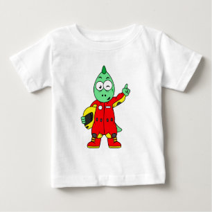 T-shirt Pour Bébé Illustration D'Un Pilote De Voiture De Course Allo