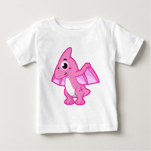 T-shirt Pour Bébé Illustration Mignonne D'Un Pterodactyl.