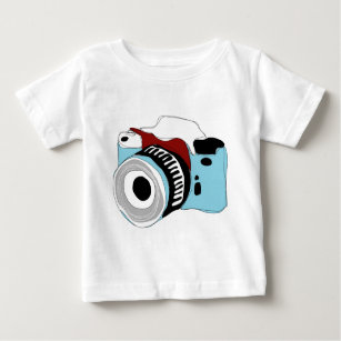 T-shirt Pour Bébé Illustration originale d'appareil photo numérique