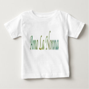 T-shirt Pour Bébé . .iluvgrandma italien