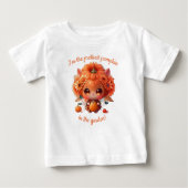 T-shirt Pour Bébé I'm the cutest Thanksgiving pumpkin! (Devant)