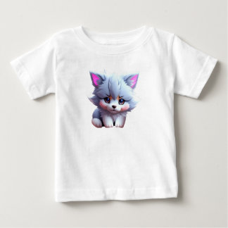 T-shirt Pour Bébé Image de chiot mignonne en style anime