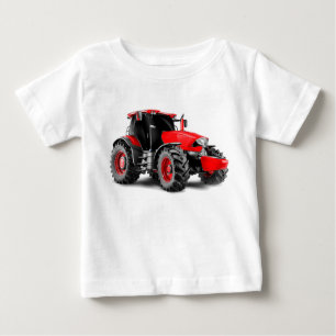 T-shirt Pour Bébé Image de tracteur pour Baby-Fine-Jersey-T-Shirt-Wh