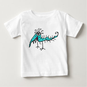 T-shirt Pour Bébé Imaginaire alien dessin d'oiseau