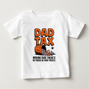 T-shirt Pour Bébé Impôt papa : Assurez-vous qu’il n’y a pas de trace