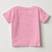 T-shirt Pour Bébé Impression avant Ajouter un texte Modèle image ros (Dos)