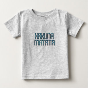 T-shirt Pour Bébé Impression d'art 3D Hakuna Matata