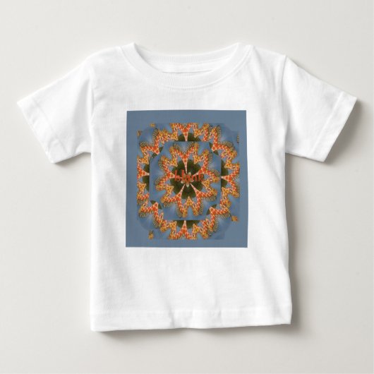 T-shirt Pour Bébé Impression d'art Abstrait Giraffe (Devant)