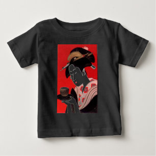 T-shirt Pour Bébé Impression d'art de la cérémonie du thé servie par