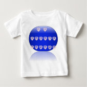 T-shirt Pour Bébé Impression d'art Hakuna Matata (Devant)