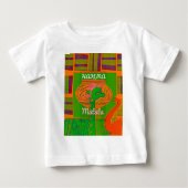 T-shirt Pour Bébé Impression de la Giraffe Hakuna (Devant)