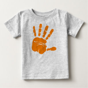 T-shirt Pour Bébé Impression de la main