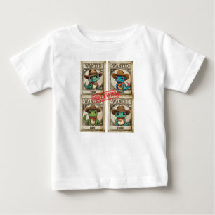 T-shirt Pour Bébé Impression Iguane Kawaii Recherché
