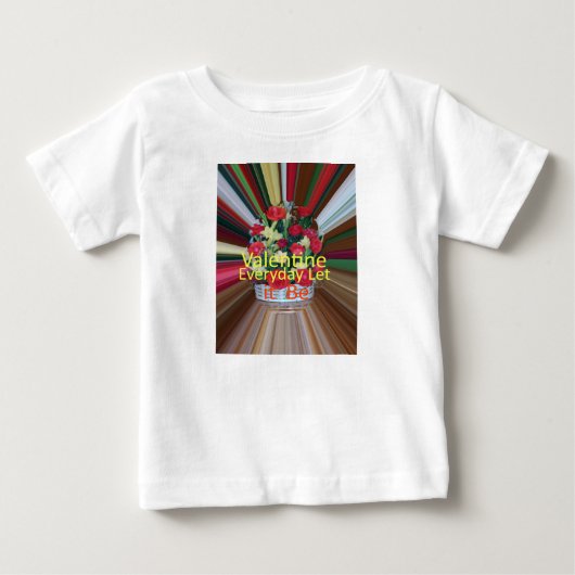 T-shirt Pour Bébé Imprimer Saint-Valentin (Devant)