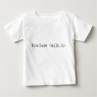T-shirt Pour Bébé #include <milk.h>