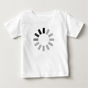 T-shirt Pour Bébé Indicateur de chargement d'Ajax