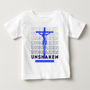 T-shirt Pour Bébé Inébranlable - Prière Spirituelle Dieu Graphique