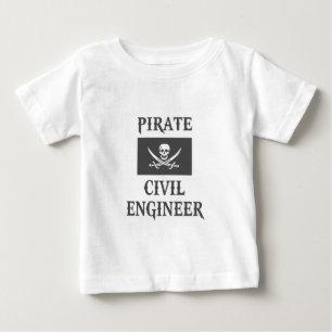 T-shirt Pour Bébé Ingénieur civil pirate