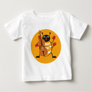 T-shirt Pour Bébé Insecte de violoncelle