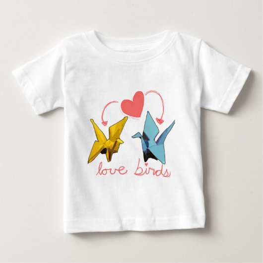 T-shirt Pour Bébé inséparables (Devant)