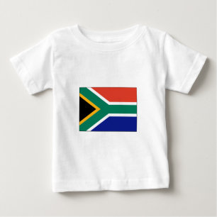 T-shirt Pour Bébé International de DRAPEAU de l'Afrique du Sud