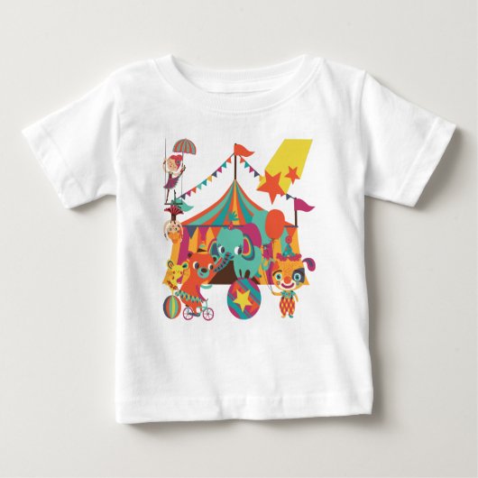 T-shirt Pour Bébé Interprètes de cirque (Devant)