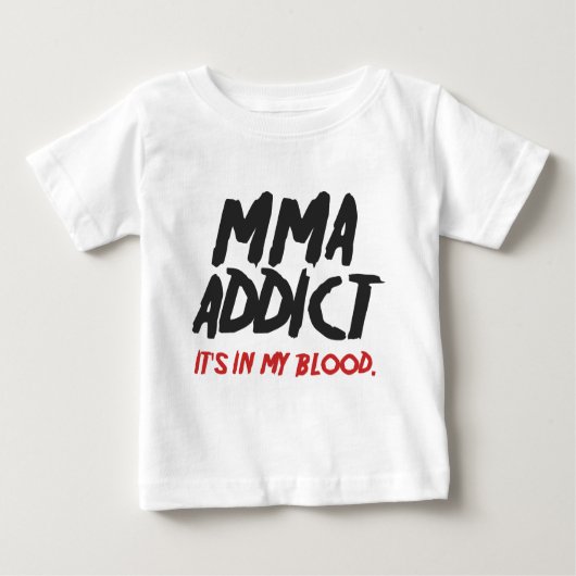 T-shirt Pour Bébé Intoxiqué de MIXED MARTIAL ART (Devant)
