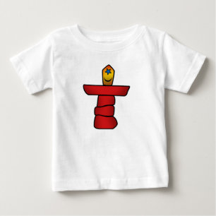 T-shirt Pour Bébé Inuksuk, Nunavut, Canada