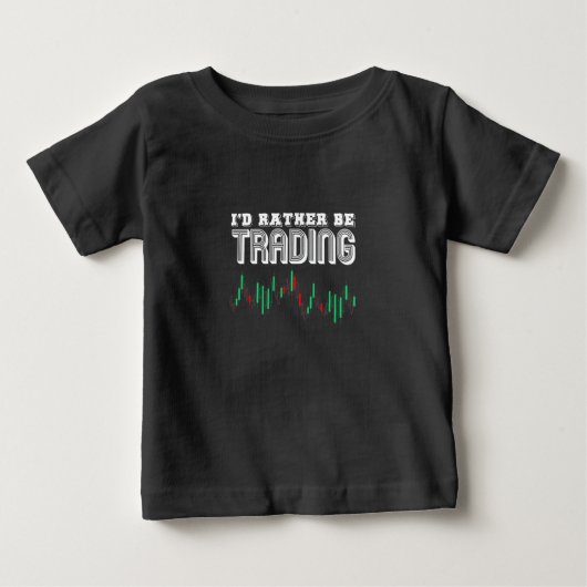 T-shirt Pour Bébé Investisseur Je Préférerais Échanger (Devant)