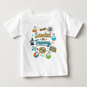 T-shirt Pour Bébé Invitation Jeune Scientifique en Formation
