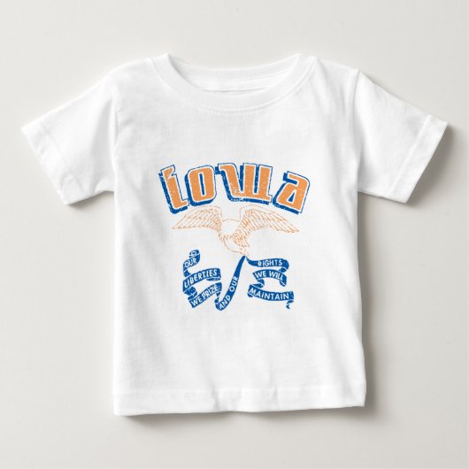 T-shirt Pour Bébé Iowa (Devant)