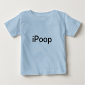 T-shirt Pour Bébé iPoop (Devant)