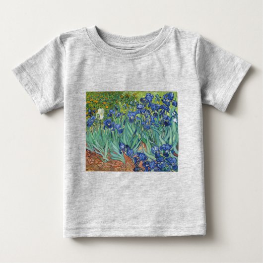 T-shirt Pour Bébé Iris de Van Gogh (Devant)