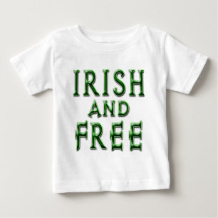 T-shirt Pour Bébé IRLANDAIS et LIBÉREZ pour le jour de St Patrick